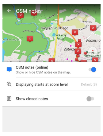 طبقة تحرير OSM أندرويد 2
