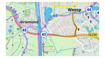 Map routes - cycle-node-networks