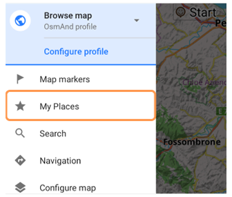 My places favorites android