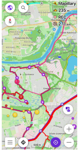 Manage track Overview iOS