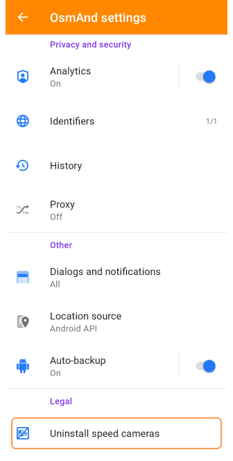 Allgemeine Einstellungen Kameras Android