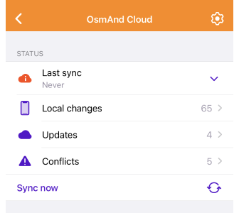 Cambios en OsmAnd Cloud