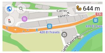Widget de distancia al objetivo 1 Android