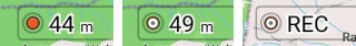 Widget de grabación de viaje (REC)