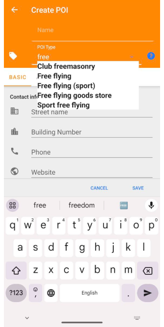 Ajouter une balise POI Android