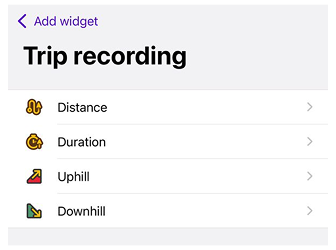 Ajout de widgets d'enregistrement sur iOS