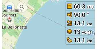 Widgets de position de caméra