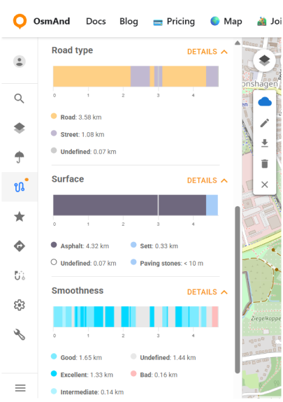 Modification GPX cloud OsmAnd Web