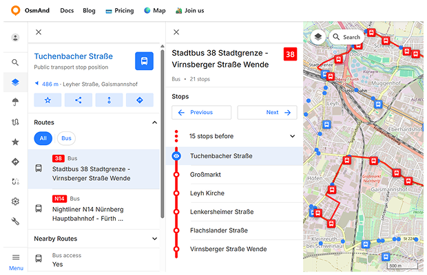 Transport Stops