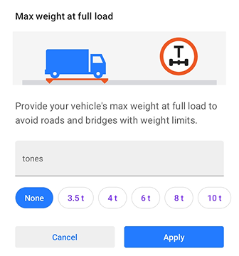 Paramètres de navigation Android
