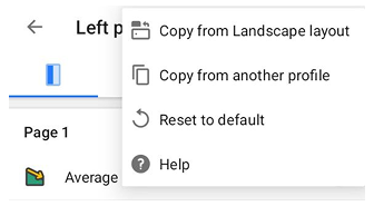 Mise en page de l'écran de la carte