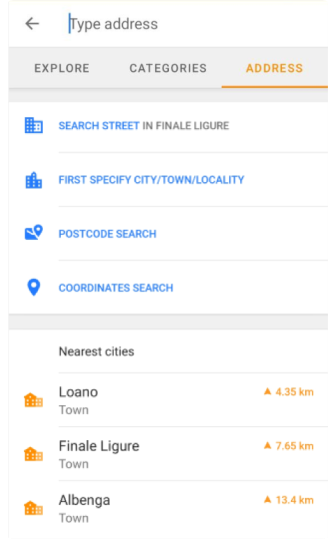 Recherche Android