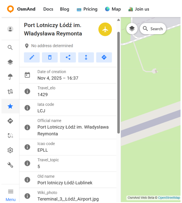 Dettagli Preferiti Web