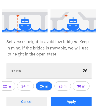 Impostazioni di navigazione Android