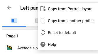 Layout Schermata Mappa