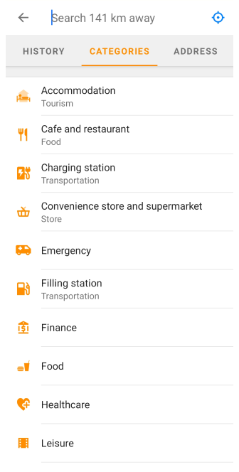 Cerca POI Android