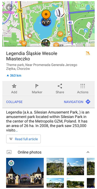 POI di Wikipedia francese in inglese