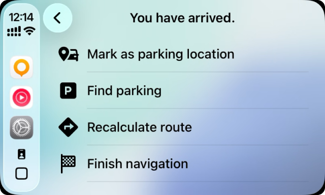 Navigatie beëindigen