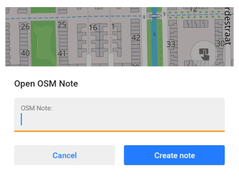 Akcja Dodaj notatkę Android
