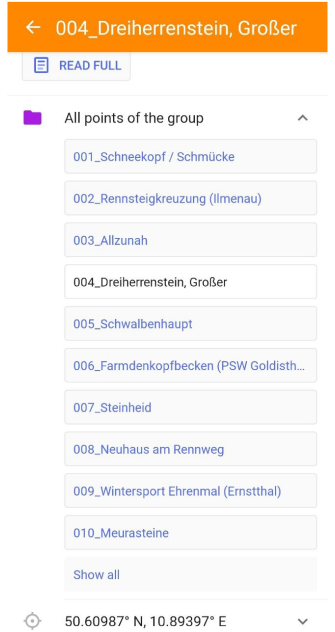 Pełna lista ulubionych