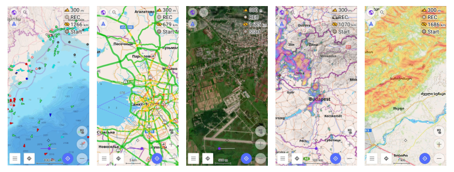 Przegląd map online