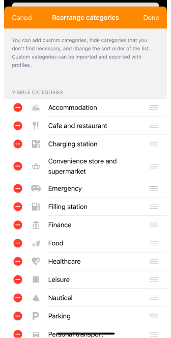 Wyszukiwanie POI iOS