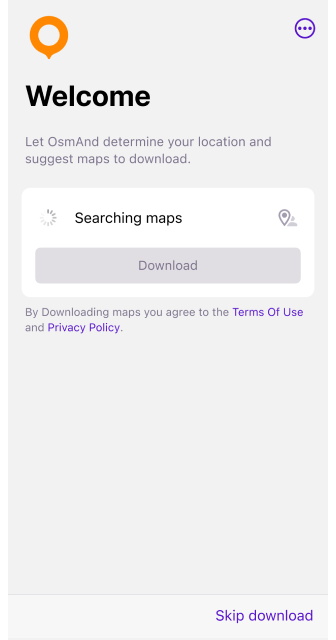 Pobierz mapę iOS