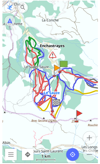 Sem combinação de mapas no Android