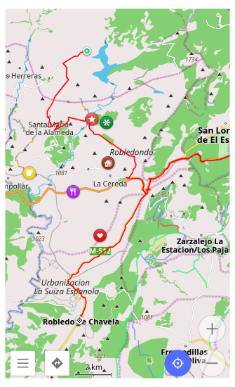 Exemplo de configuração de mapa Android