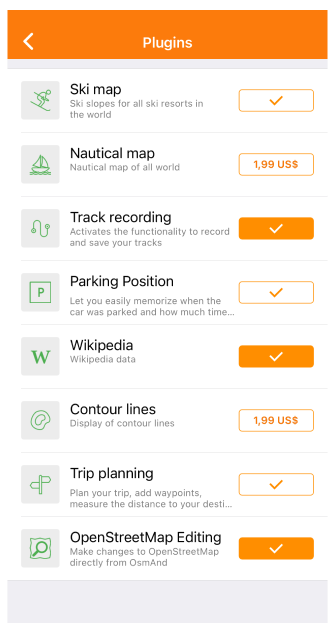 Eklentileri etkinleştir iOS