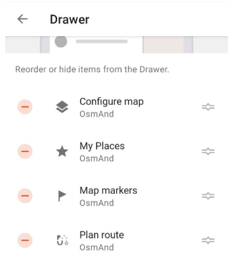 Profil Çekmece Android