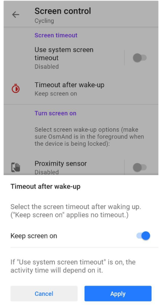 Uyandıktan sonra zaman aşımı Android