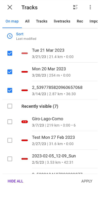 Harita rotalarını yapılandır Android