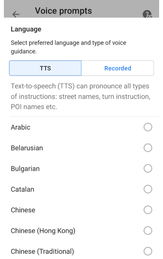 Sesli Navigasyon Android